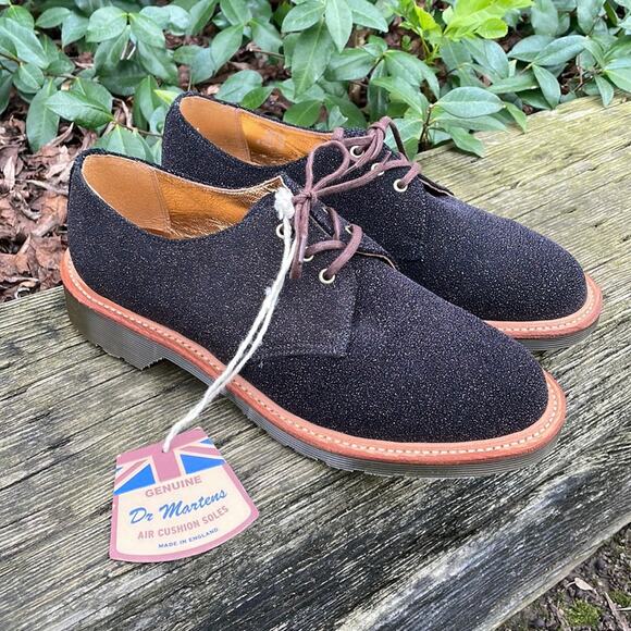 Dr Martens 1461 England Black Bronze Oxfords Women’s 8 US / 6 UK - Picture 1 of 13